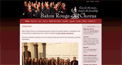 Desktop Screenshot of batonrougechorus.org