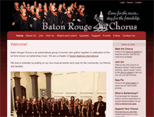 Tablet Screenshot of batonrougechorus.org